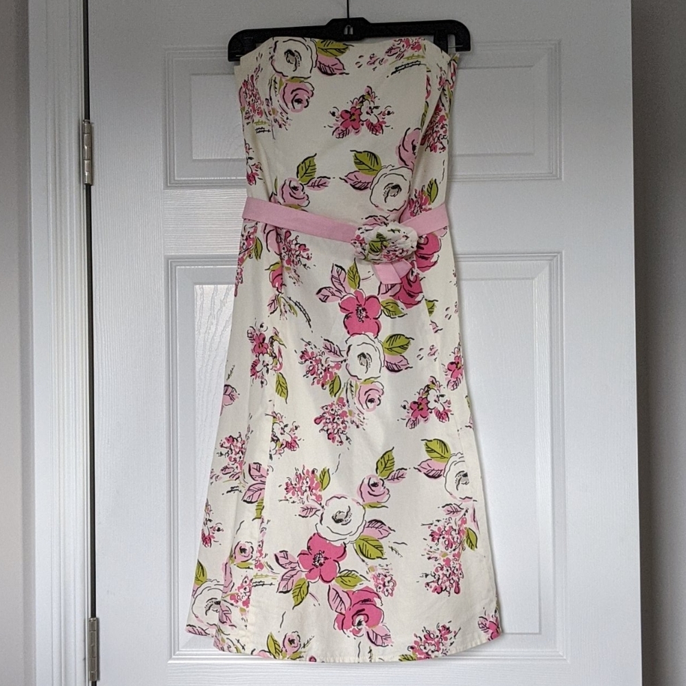 Ann Taylor LOFT dress strapless size 10